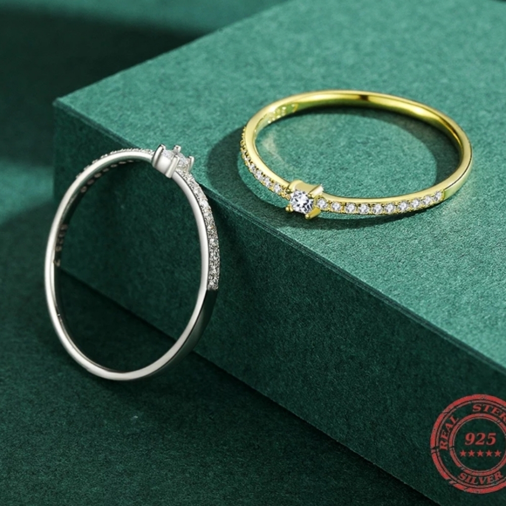 New, Simple Square Finger Ring - Picture 4 of 4